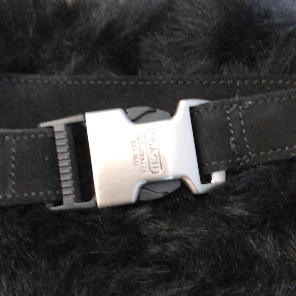 Authentic Coach Sharma Suede Shearling Boots - Picture 2 of 7